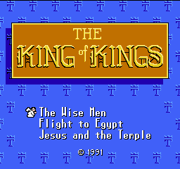 The King of Kings Title Screen